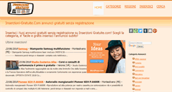 Desktop Screenshot of inserzioni-gratuite.com