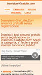 Mobile Screenshot of inserzioni-gratuite.com