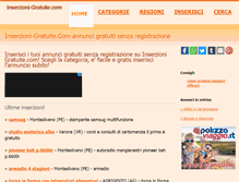 Tablet Screenshot of inserzioni-gratuite.com